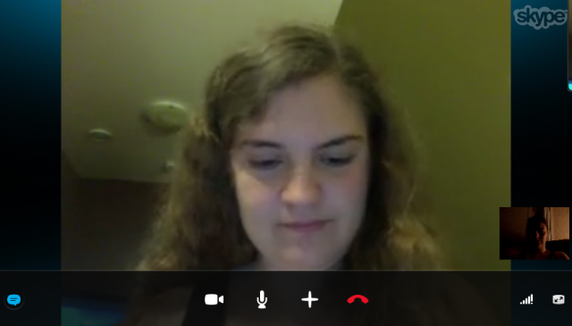 Skype avec Maud