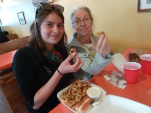 Fried clams avec Marie